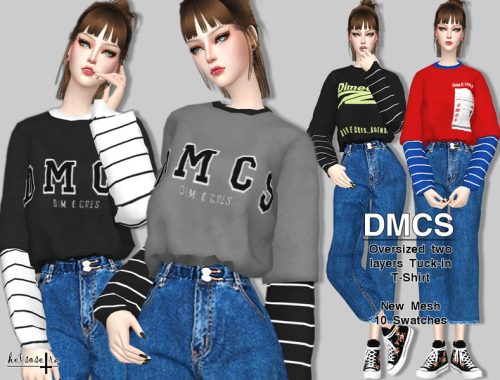 DMCS - 2 Layers Oversized Tee