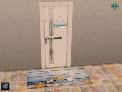Door mats and decorative signs at Arte Della Vita