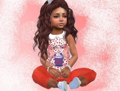 Dot Top, Shirt & Pants at Sims4-Boutique