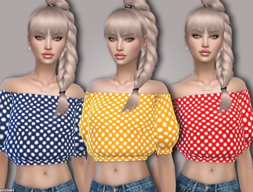 Dotted Blouse ( Laundry Day Needed)