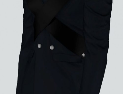 Double Breasted Military Jacket at Rona Sims