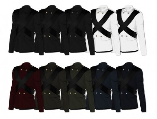 Double Breasted Military Jacket at Rona Sims