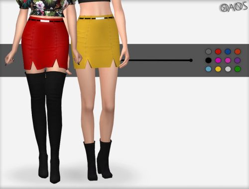 Double Slit Skirt
