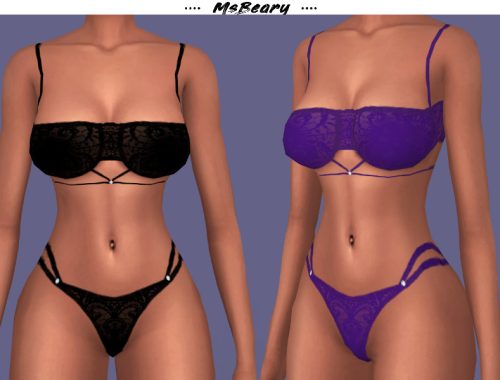 Double Strap Two Piece