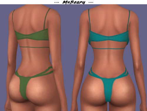 Double Strap Two Piece