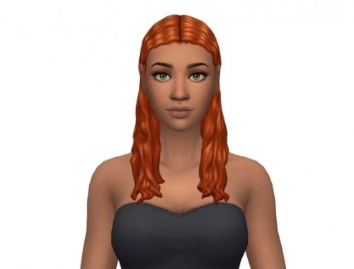 Downpour Base Game Compatible Hair at leeleesims1