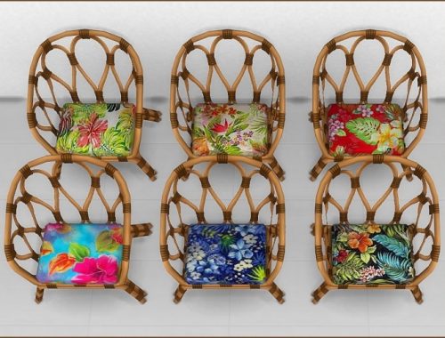 Dream Tropical Living Set by oumamea at Mod The Sims