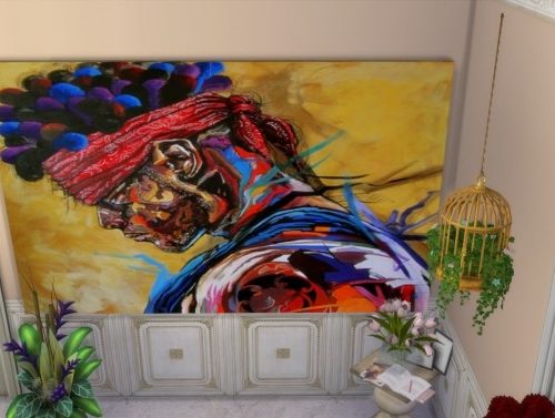 Dreams of Africa paintings at Paradoxx Sims