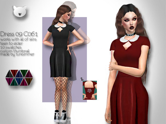 Dress 09 C061 - The Sims 4 Catalog