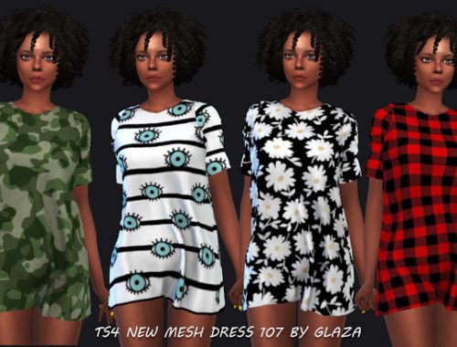DRESS 107 NEW MESH at All by Glaza