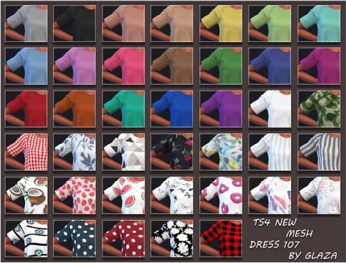 DRESS 107 NEW MESH at All by Glaza