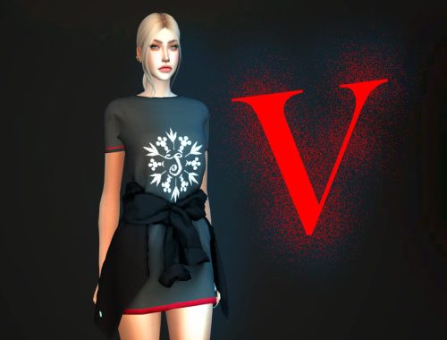 Dress and coat Shimizu