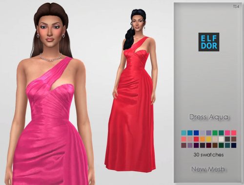 Dress Aqua