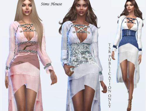 Dress boho romantic