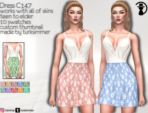 Dress C147