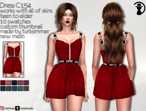 Dress C154