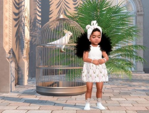 Dress for Toddler Girls TS4 at Sims4-Boutique