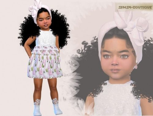 Dress for Toddler Girls TS4 at Sims4-Boutique