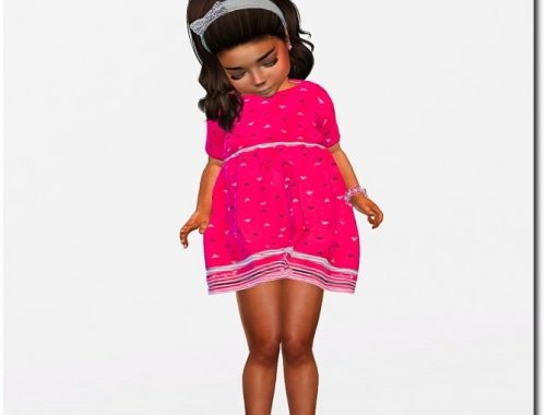 Dress, Headband and shoes at Sims4-Boutique