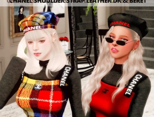 Dress, headband & beret at RIMINGs