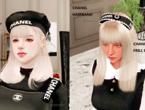 Dress, headband & beret at RIMINGs
