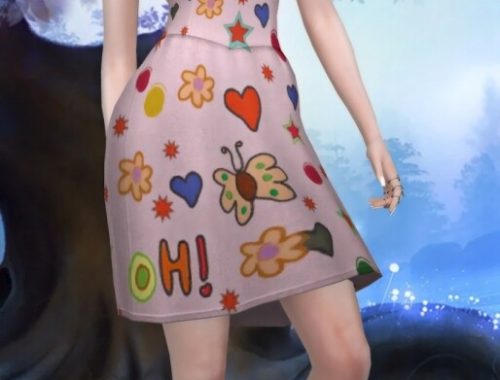 Dress Home is where my cat are at Jenni Sims