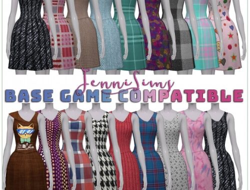Dress Home is where my cat are at Jenni Sims