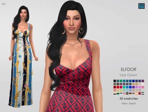 Dress Lea at Elfdor Sims