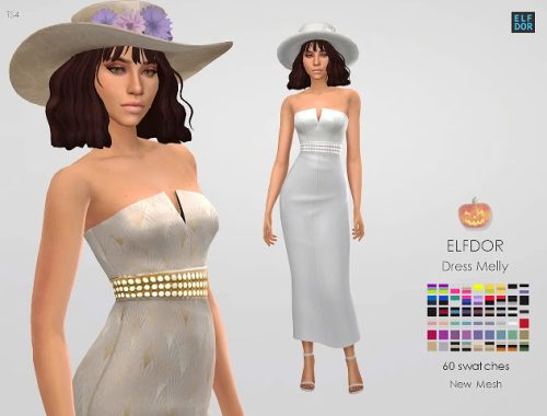 Dress Melly at Elfdor Sims