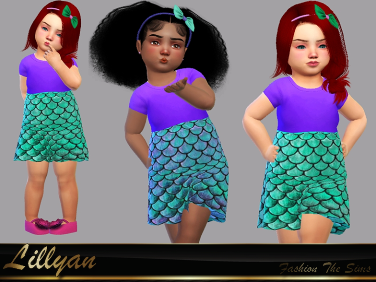 Dress Princess Ariel - The Sims 4 Catalog