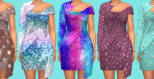 Dress Recolors at Annett’s Sims 4 Welt