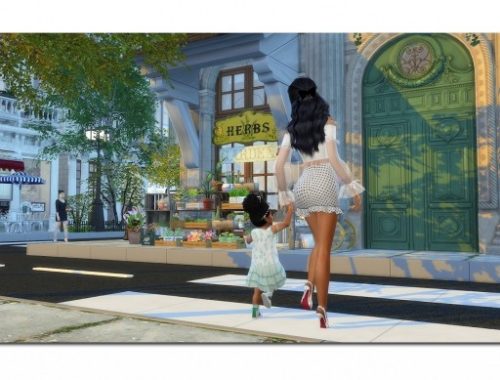 Dress, Socks, Headband & Sneakers at Sims4-Boutique