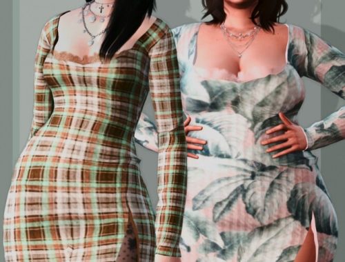 Dress, top, skirt & eyeshadow at EvellSims