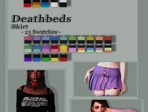 Dress, top, skirt & eyeshadow at EvellSims