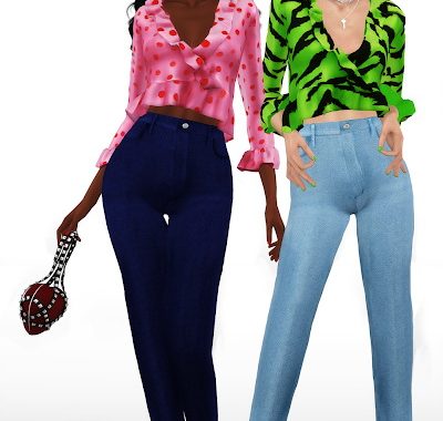 Dresses, Top, Cardigan & Jeans at Shunga