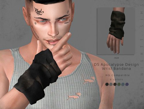 DS Apocalypse Design Wrist Bandana