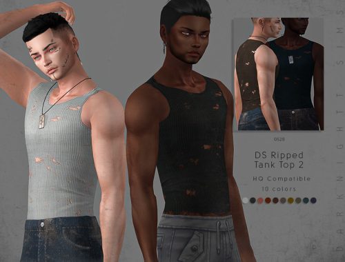 DS Apocalypse Ripped Tank Top