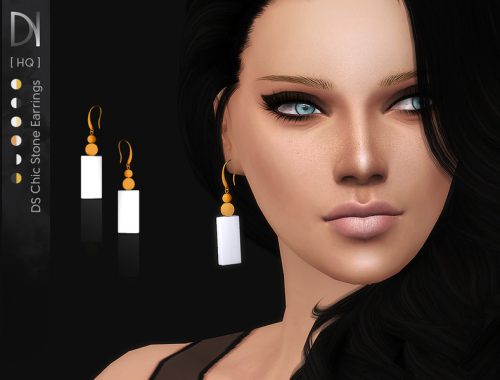DS Chic Stone Earrings