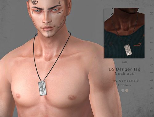 DS Danger Tag Necklace