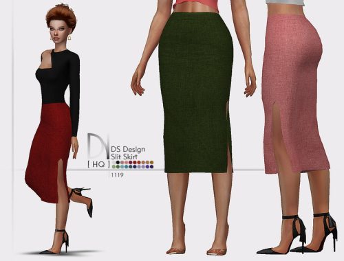 DS Design Slit Skirt
