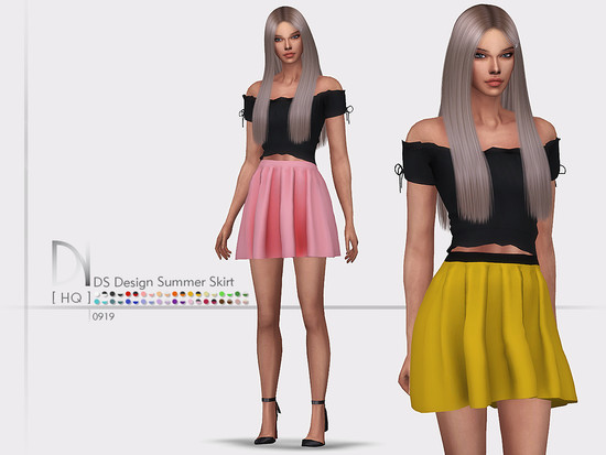 DS Design Summer Skirt - The Sims 4 Catalog