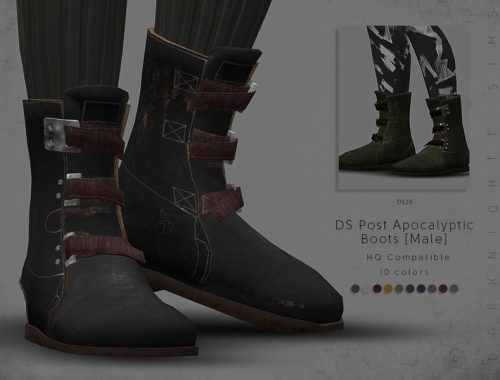 DS Post Apocalyptic Boots [Male]