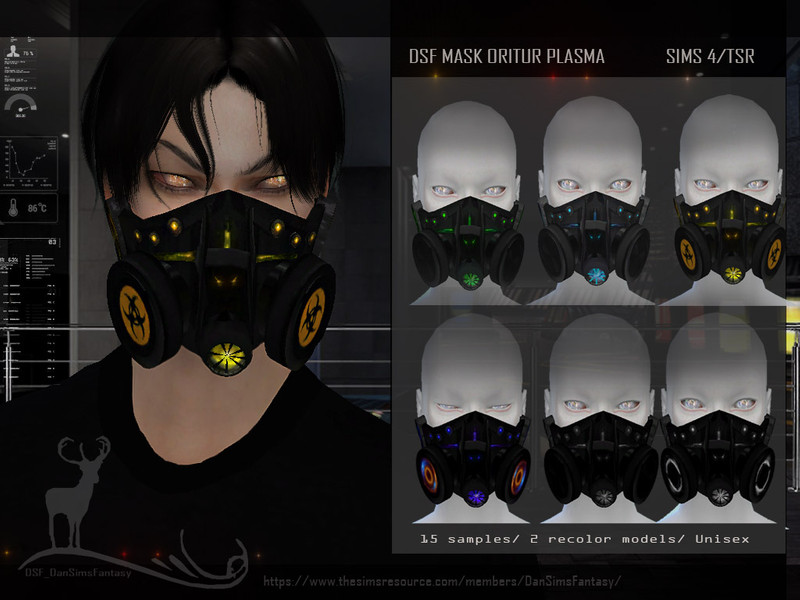 DSF MASK ORITUR PLASMA - The Sims 4 Catalog