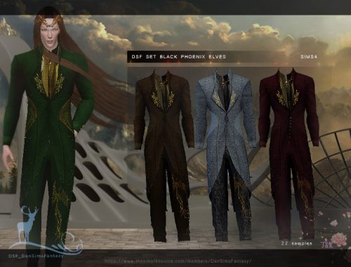 DSF SET BLACK PHOENIX ELVES