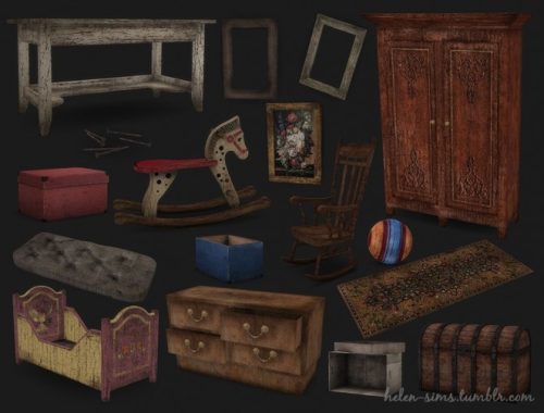 Dusty Memories set (Halloween gift) at Helen Sims