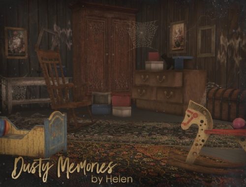Dusty Memories set (Halloween gift) at Helen Sims
