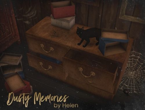 Dusty Memories set (Halloween gift) at Helen Sims