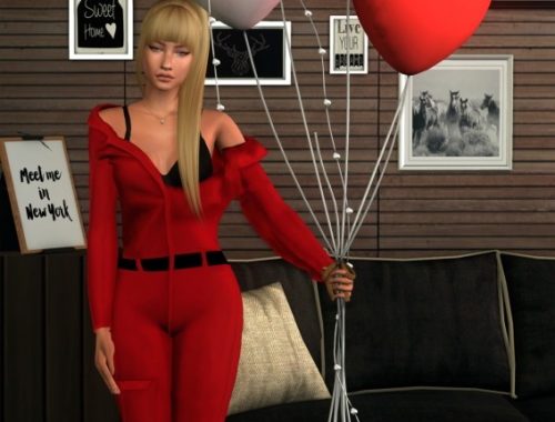 Pose Pack with Balloons at Astya96