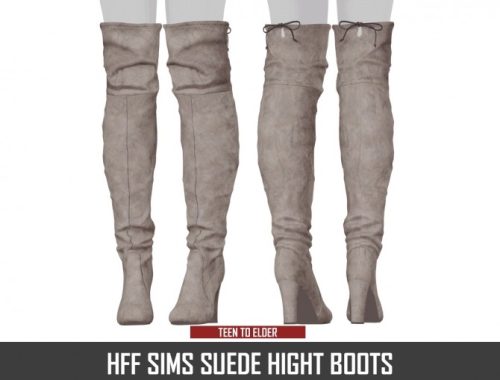 HFF SIMS SUEDE HIGHT BOOTS at REDHEADSIMS