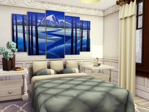 Wintery Family Home at Aveline Sims